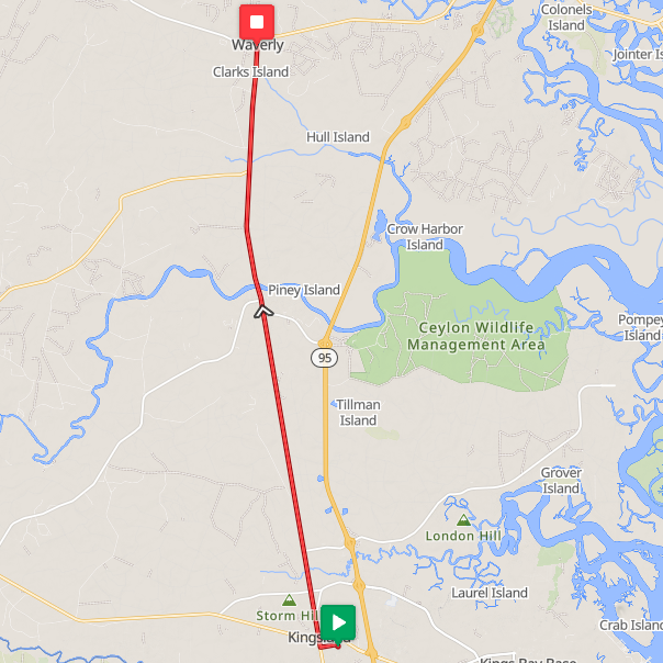 Segment 17: 7/5/2026 11:00 AM - Kingsland to Camden County