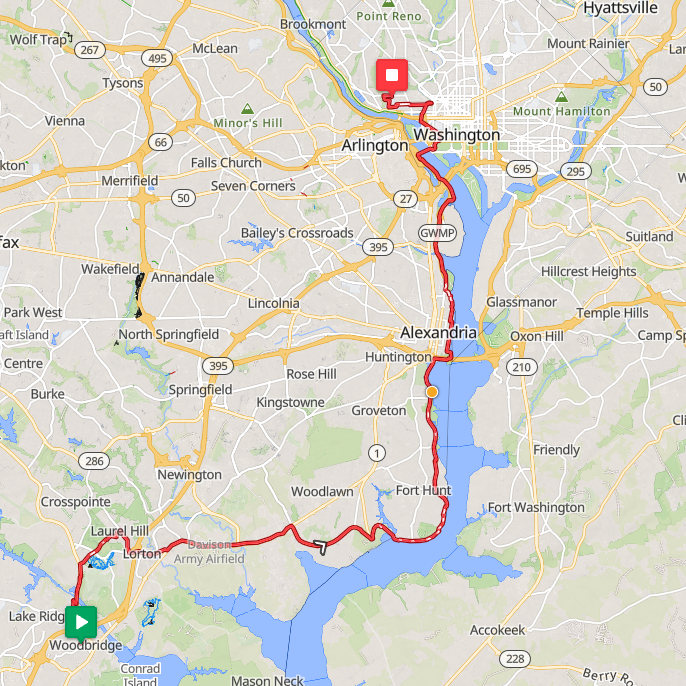 Segment 51: 7/24/2026 12:00 PM - Marumsco to Washington D.C.