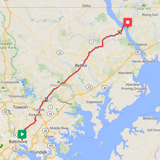 Segment 54: 7/27/2026 7:00 AM - Baltimore to Cecil County