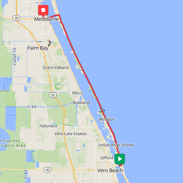 Segment 7: 6/30/2026 7:00 AM - Vero Beach to Melbourne