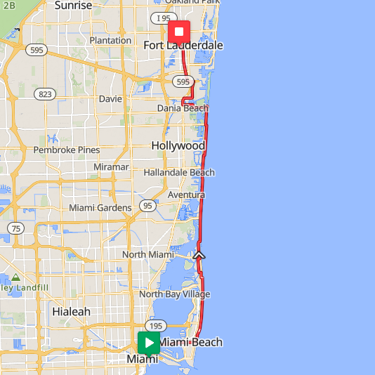 Segment 1: 6/27/2026 7:00 AM - Miami to Fort Lauderdale